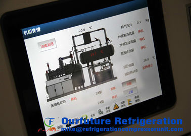 -55 摂氏フリーザー部屋のための VFD Nh3 の二酸化炭素の冷房装置