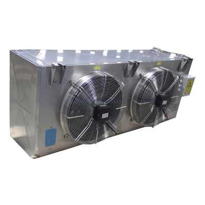 低騒音空気冷却装置 冷蔵冷却用水噴霧解凍メカニズム