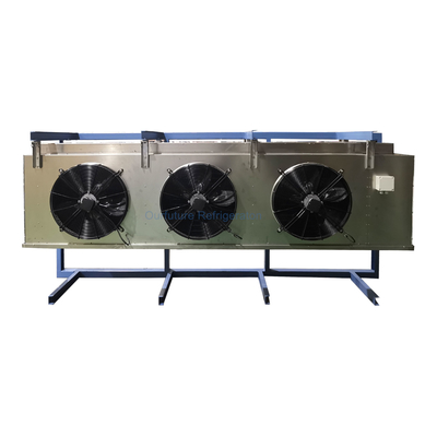 低騒音空気冷却装置 冷蔵冷却用水噴霧解凍メカニズム